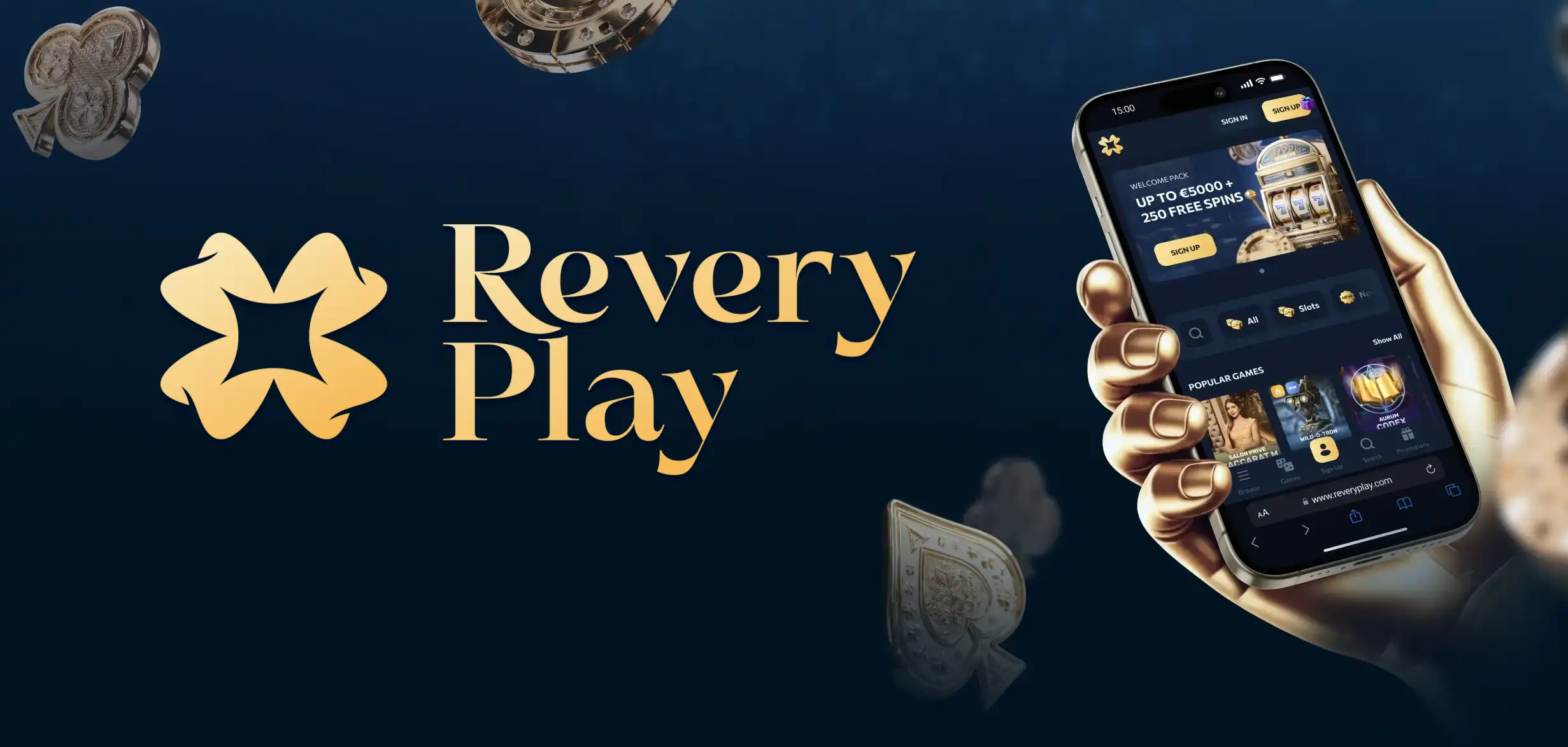 ReveryPlay Casino App-schermafbeelding